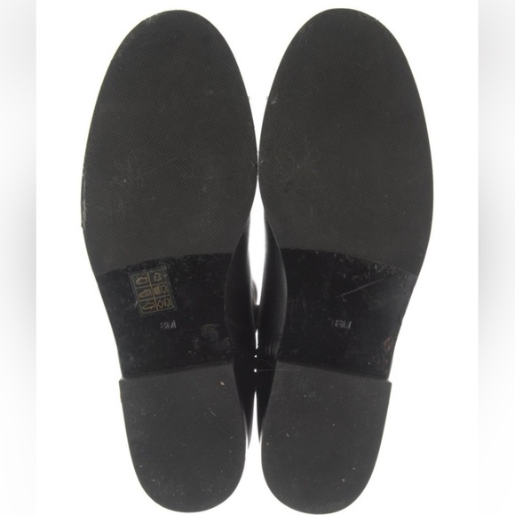 Tory Burch boots black leather knee high zip up boots tall boots fall boots - Picture 6 of 16